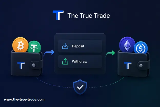واریز و برداشت در The True Trade چگونه انجام میشود؟